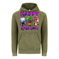 Vintage Olive happy halloween Vintage Hoodie - JahusDesignShop