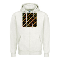 Oatmeal Heather african floral seamless pattern Zipper Hoodie - BundleAndBundleShop