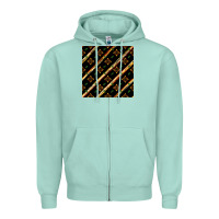 Seafoam african floral seamless pattern Zipper Hoodie - BundleAndBundleShop
