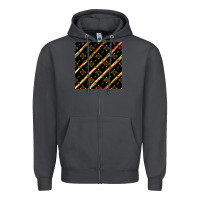 Smoke african floral seamless pattern Zipper Hoodie - BundleAndBundleShop