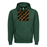 Sports Green african floral seamless pattern Zipper Hoodie - BundleAndBundleShop
