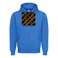 True Royal african floral seamless pattern Zipper Hoodie - BundleAndBundleShop