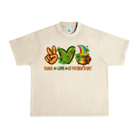 Sandshell peace love st patricks day Urban Heavy Tee - NancyCooperArtShop