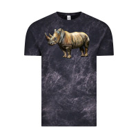Cloud Black Rhino Illustrations Vintage Tee - LillyAllenDesigns
