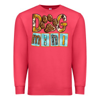Cardinal Dog Mini with Paw Premium Sweatshirt - texasbilliewilder