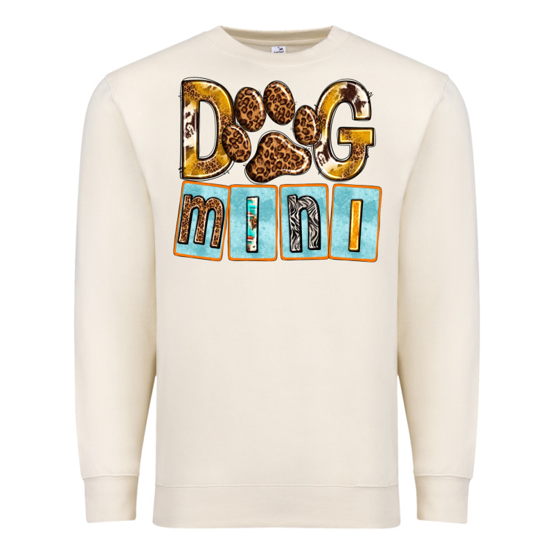 Dog Mini With Paw Premium Sweatshirt by texasbilliewilder | Teevron