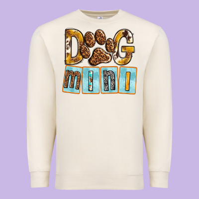 Dog Mini With Paw Premium Sweatshirt Designed By Texasbilliewilder