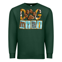 Sports Green Dog Mini with Paw Premium Sweatshirt - texasbilliewilder