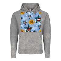 Cloud Rock patriotic stars and sunflower Vintage Hoodie - BundleAndBundleShop