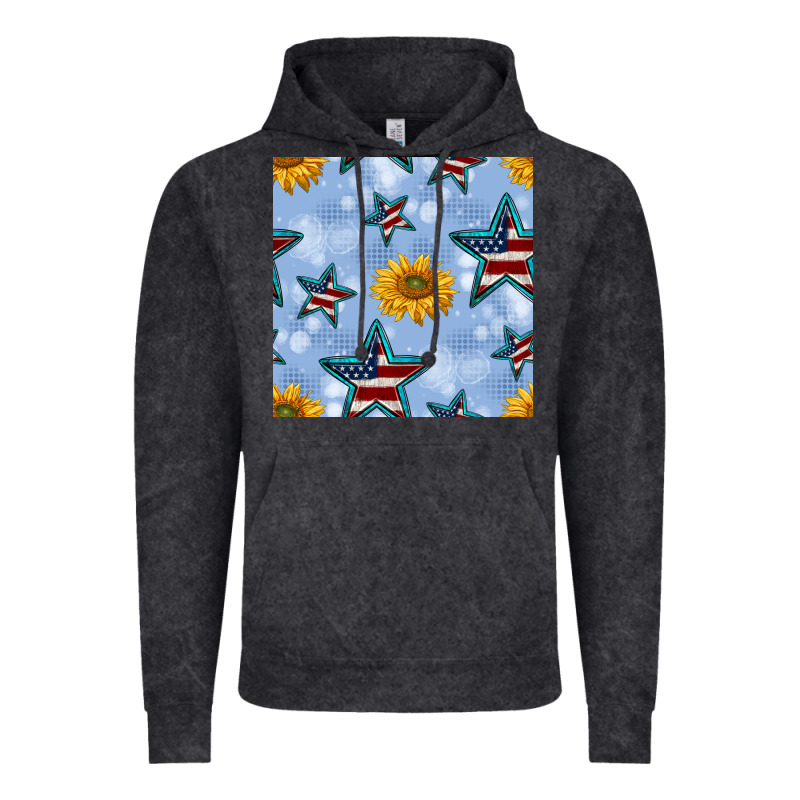 Patriotic Stars And Sunflower Vintage Hoodie by BundleAndBundleShop | Teevron