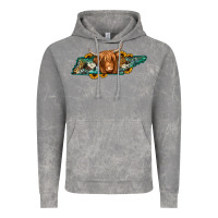 Cloud Rock tennessee map long haired cow Vintage Hoodie - Jasminsmagicworld