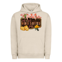 Pigment French Oak just a girl who loves pig olivia Urban Hoodie - OliviaCreatesArt