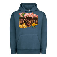 Pigment Midnight Navy just a girl who loves pig olivia Urban Hoodie - OliviaCreatesArt