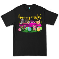 Black happy easter truck with farm animal Premium Tee - Neo Western