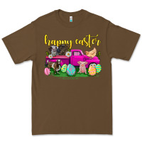 Cacao happy easter truck with farm animal Premium Tee - Neo Western