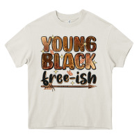 Cream Young black free-ish Heavy Core Tee - Zillion Design Studio