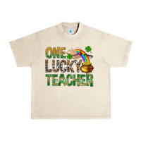 Sandshell one lucky teacher st patricks Urban Heavy Tee - NancyCooperArtShop