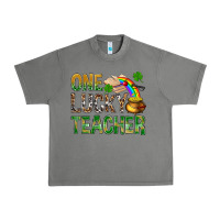 Tornado one lucky teacher st patricks Urban Heavy Tee - NancyCooperArtShop