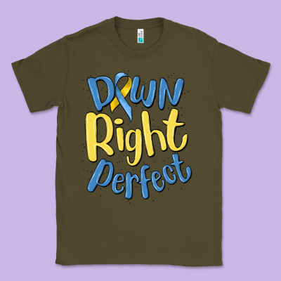 Down Right Perfect Classic Tee Designed By Maliassmallbusiness