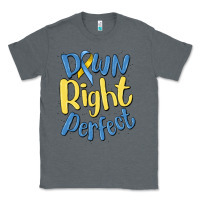 Charcoal Heather down right perfect Classic Tee - MaliasSmallBusiness