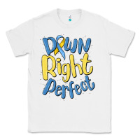 White down right perfect Classic Tee - MaliasSmallBusiness