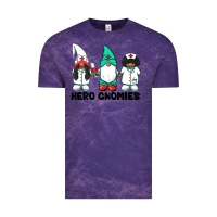 Cloud Purple hero gnomies african american nurse gnomies medical gnomies Vintage Tee - BarkalooDesign