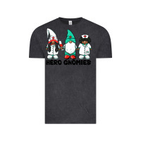 Vintage Black hero gnomies african american nurse gnomies medical gnomies Vintage Tee - BarkalooDesign