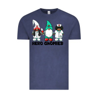 Vintage Denim hero gnomies african american nurse gnomies medical gnomies Vintage Tee - BarkalooDesign