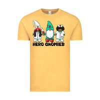 Vintage Mustard hero gnomies african american nurse gnomies medical gnomies Vintage Tee - BarkalooDesign