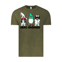 Vintage Olive hero gnomies african american nurse gnomies medical gnomies Vintage Tee - BarkalooDesign
