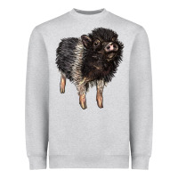 Heather Grey Baby Hampshire Pig Heavyweight Sweatshirt - LillyAllenDesigns