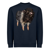 Navy Baby Hampshire Pig Heavyweight Sweatshirt - LillyAllenDesigns