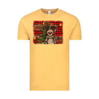 Reindeer Trees Background Vintage Tee | Teevron