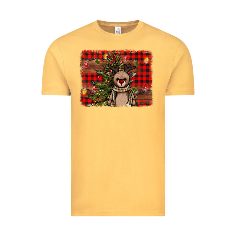Reindeer Trees Background Vintage Tee by AdoDesignShop | Teevron