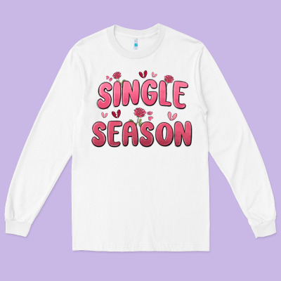 Single Season Long Sleeve Tee Designed By Maliassmallbusiness