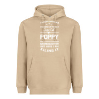Mushroom Super Cool Poppy Of A Freaking Awesome Granddaugh Heavyweight Hoodie - Bettercallsaul