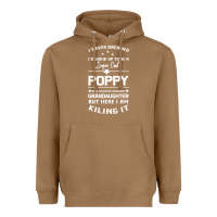 Toasted Coconut Super Cool Poppy Of A Freaking Awesome Granddaugh Heavyweight Hoodie - Bettercallsaul