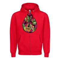 Red Hispanic Heritage Zipper Hoodie - BundleAndBundleShop