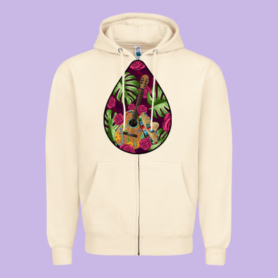 Hispanic Heritage Zipper Hoodie Designed By Bundleandbundleshop