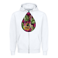 White Hispanic Heritage Zipper Hoodie - BundleAndBundleShop