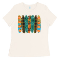 Bone thanksgiving brushstrokes Ladies Tee - RanaPortraitStore