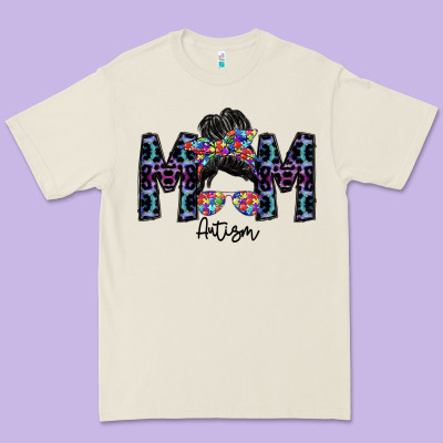 Mom Autism Premium Tee Designed By Sublimationcraftshop