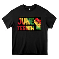 Black juneteenth Heavy Core Tee - BarkalooDesign