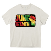 Cream juneteenth Heavy Core Tee - BarkalooDesign