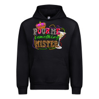 Black pour me something mister olivia Urban Hoodie - OliviaCreatesArt
