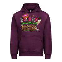 Mauve Wine pour me something mister olivia Urban Hoodie - OliviaCreatesArt