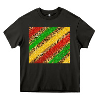 Asphalt African colors leopard Heavy Core Tee - Zillion Design Studio