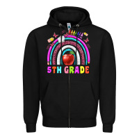 Black 5 th grade Zipper Hoodie - BundleAndBundleShop