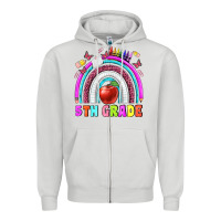 Dove Grey 5 th grade Zipper Hoodie - BundleAndBundleShop