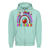 Seafoam 5 th grade Zipper Hoodie - BundleAndBundleShop